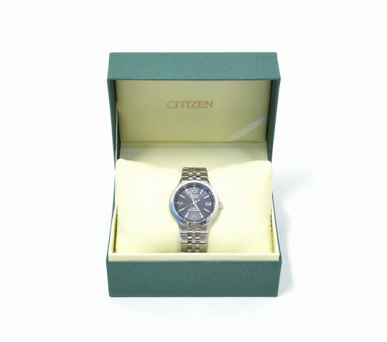 【中古】 CITIZEN (シチズン) EXCEED エクシード SILVER×BLACK EBG7 ...