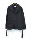 【中古】 ENGINEERED GARMENTS (エンジニアードガーメンツ) Shawl Collar Knit Jacket - Cable Knit ショールカラーニットジャケット ケーブルニット Black M ブラック CARDIGAN カーディガン GOWN ガウン ROBE ローブ ALAN ARAN アラン FISHERMAN フィッシャーマン