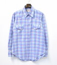 yÁz BONCOURA ({N) Western Shirt EGX^Vc 38 Lavender x_[ Check Shirts `FbN