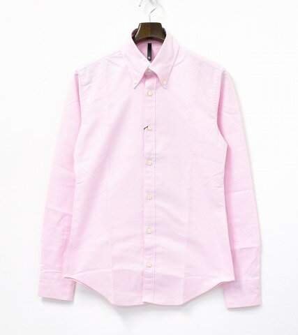 【新品同様】【訳あり】 Battalion (バタリオン) OX BD SHIRT J オックスフォードボタンダウンシャツ M PINK 長袖 【中古】