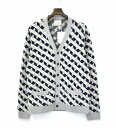 yÁz CHAUNCEY i`EV[j CASHMERE CUBE JACQUARD CARDIGAN WK[h JV~ J[fBK JV~A GRAY M@@yÁz