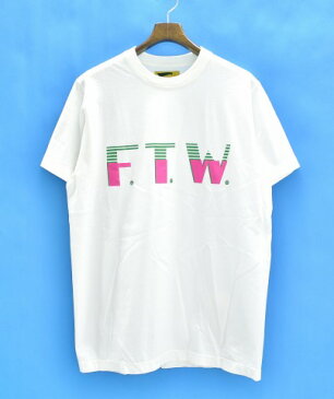 【新品同様】【訳あり】 HURRAY HURRAY (フレイフレイ) F.T.W TEE FTWTシャツ 1 WHITE H4005 T-SHIRT 半袖 プリント 【中古】