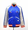 【中古】 BEDWIN THE HEARTBREAKERS (ベドウィン ザ ハートブレイカーズ) SOUVENIR JKT MCKNIGHT スーベニアジャケット 1 BLUE JACKET スカジャン 長袖 リバーシブル スタジャン ブルゾン