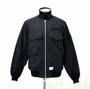 【中古】 WTAPS (ダブルタップス) WFS / JACKET. NYCO. WEATHER ミリタリーボンバージャケット 01 BLACK 181GWDT-JKM02 MILITARY BLOUSON ブルゾン MADE IN JAPAN 日本製 ジャンパー