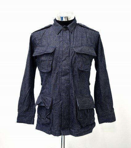 【中古】 BONCOURA (ボンクラ) Fatigue Jacket (Dead Stock Chambray) ファティーグジャケット シャンブレー 36 INDIGO MILITARY ミリタリー ARMY アーミー M-65 DENIM デニム BONCOURA LIMITED WORK ワーク ブルゾン アウター アメカジ 古着 ストリート Vintage 【中古】 BONCOURA (ボンクラ) Fatigue Jacket (Dead Stock Chambray) ファティーグジャケット シャンブレー 36 INDIGO MILITARY ミリタリー ARMY アーミー M-65 DENIM デニム BONCOURA LIMITED WORK ワーク ブルゾン アウター アメカジ 古着 ストリート Vintage
