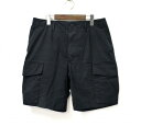 【中古】 BRU NA BOINNE (ブルーナボイン) フランクショーツ 1 MIDNIGHT 7143 STRIPE ストライプ CARGO SHORTS カーゴショーツ SHORT PANTS ショートパンツ HALF ハーフ 短パン MADE IN JAPAN 日本製