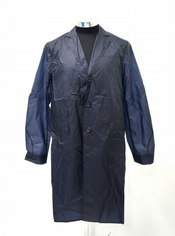 楽天used select shop Greed【新品】1205 （Twelve O Five、Twelve Zero Five、ドーディチ・ゼロ・チンクエ イチニーゼロゴー） FEATHERWEIGHT COVERT COAT フェザーウエイト カバーコート ナイロン チェスターコート NAVY S 12/05　MADE IN ITALY ステンカラー