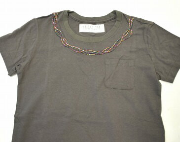 【新品】【レディース】 HEALTH (ヘルス) One-Piece FOLK TEE ワンピースTシャツ GRAY XS 半袖 クルーネック