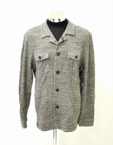  1205 (イチニーゼロゴー) Charcoal Jersey Workwear Shirt チャコールジャージーワークウェアシャツ S CHARCOAL GREY SWEAT スウェット JACKET ジャケット オープンカラー Twelve O Five Twelve Zero Five ドーディチ・ゼロ・チンクエ MADE IN ITALY イタリア製