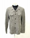 【新品】 1205 (イチニーゼロゴー) Charcoal Jersey Workwear Shirt チャコールジャージーワークウェアシャツ S CHARCOAL GREY SWEAT スウェット JACKET ジャケット オープンカラー Twelve O Five Twelve Zero Five ドーディチ ゼロ チンクエ MADE IN ITALY イタリア製