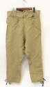 【新品】 LEROY （リロイ） Napoleon Style Sariel Pants BEIGE 1 ナポレオンスタイル サルエル シルク&リネンパンツ ナポレオンパンツ
