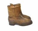 【新品同様】 IrregulaR by ZIP STEVENSON （イレギュラー バイ ジップスティーブンソン）VINTAGE SUEDE PECOS BOOTS　 カスタム ヴィンテージ スウェード ペコス ブーツ REMAKE リメイク スエードブーツ Beige 9.5 【未使用】【中古】 その1