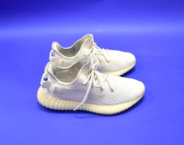 【中古】adidas （アディダス）YEEZY BOOST 350 V2 イージーブースト CREAM クリームホワイト CP9366　WHITE スニーカー シューズ コラボ KANYE WESTカニエ・ウエスト US8