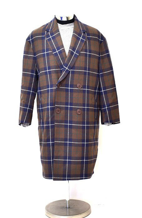 ڿƱ͡MISTERGENTLEMAN (ߥȥޥ) PATTERNED CHESTER FIELD COAT åѥ եɥ ơ顼 BROWN CHECK ֥ SMr.GENTLEMAN š