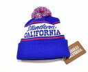 【新品】 STANDARD CALIFORNIA (スタンダードカリフォルニア) SD Logo Watch Cap ロゴ ワッチキャップ KNIT CAP ボンボン ニットキャップ 帽子 ハット BLUE ONE FREE MADE IN JAPAN O.S.F.A スタカリ おしゃれ ストリート アメカジ Vintage ヴィンテージ キャンプ サーフ