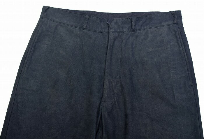 【中古】 saby （サバイ） POLY WORK PANTS AMARETTA FAKE SUEDE ポリ ワークパンツ アマレッタ フェイクスエード NYLON MADE IN JAPAN　bukht 2（M）SLACKS スラックス トラウザー ボトム PUレザー 031802