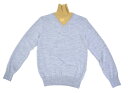 yViz Mr.GENTLEMAN (~X^[WFg}) V NECK LAYERED TURTLE NECK KNIT@VlbNC[h^[glbNjbg Z[^[ GREY~BEIGE@NO:MGJ-KN11 L@yLz