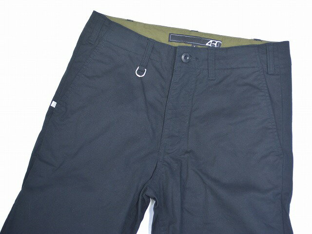 【中古】430 / FOURTHIRTY (フォーサーティー)　F5 CP TROUSER BLACK 1 チノパンツ ワークパンツ トラウザーズ