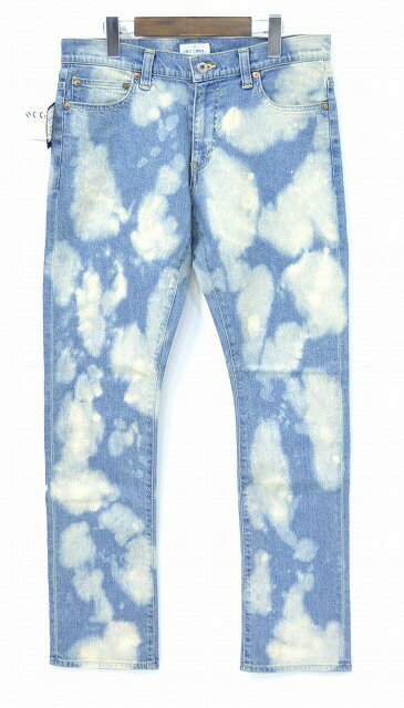 【新品】 O.C Crew (オーシークルー) "LIGHT" STRATCH 5POCKET PANTS ライトストレッチ5ポケットデニムパンツ INDIGO BLUE S ハードブリーチ ジーンズ JEANS ジーンズ 加工