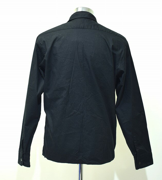 【中古】 COREFIGHTER (コアファイター) V ZONE OPEN L/S SHIRT Vゾーン オープンカラー 長袖シャツ BLACK/WHITE L ボウリング 切替 クラシック レトロ アメカジ ストリート GINGUM CHECK ギンガムチェック 2000年代 ロゴ LOGO 刺繍 スケートボード カジュアル Work ワーク