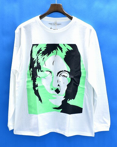 【新品】 FROM THE GARRET （フロムザギャレット） KURRY FACE LS TEE PEACE カリー フェイス 長袖Tシャツ ロンT-SHIRT / John Lennon × Yoko Ono [FTG1502-CS03]　WHITE M 　コラボ ピース　ジョンレノン オノヨーコ プリント