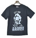 【新品】 FROM THE GARRET （フロムザギャレット） JAMES BROUN KURRY TEE ジェームスブラウン クルーネックプリントTシャツ S/S T-SHIRT コラボ BLACK S