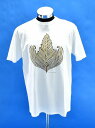 【新品】 MANASTASH（マナスタッシュ）S/S CREWNECK PRINT TEE 半袖クルーネックプリントTシャツ WHITE XL MADE IN JAPAN