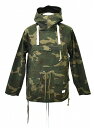 【美中古】 BEDWIN THE HEARTBREAKERS (ベドウィン ザ ハートブレイカーズ) ANORAK PULLOVER PARKA MACNEIL CAMO アノラックパーカ プルオーバー 迷彩 フード ミリタリージャケット 軍 CORDURA 2 【中古】アーミー