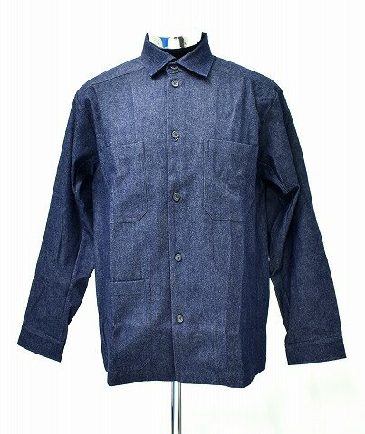 楽天used select shop Greed【新品】1205 （Twelve O Five、Twelve Zero Five、ドーディチ・ゼロ・チンクエ イチニーゼロゴー） Denim Field Shirt Jacket　Dark Indigo デニムフィールドシャツジャケット カバーオール ワークジャケット 12/05　MADE IN ITALY　M