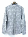 yViz HABANOS inomXj GLEN CHECK CAMO GAUZE B.D SHIRTS L/S O`FbNJK[[{^_EVc XL HBNS GRAY-CAMO@Vc  璹@MADE IN JAPAN S16-SH03