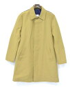  Mr.GENTLEMAN (ミスタージェントルマン) ATHLETICS STAINCOLLAR COAT (MG15S-OT03) アスレティックステンカラーコート BEIGE　比翼仕立て 60/40　S MISTERGENTLEMAN アスレチック