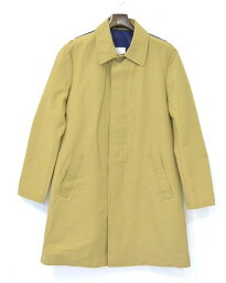 【新品】Mr.GENTLEMAN(ミスタージェントルマン) ATHLETICS STAINCOLLAR COAT (MG15S-OT03) アスレティックステンカラーコート BEIGE　比翼仕立て 60/40 M MISTERGENTLEMAN アスレチック