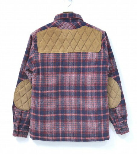 【新品】HABANOS (ハバノス) WOOL SHIRT JACKET ウールシャツジャケット TCF限定 NAVY 中綿キルトジャケット THE CONTEMPORARY FIX限定 PRIMALOFT プリマロフト HBNS S チェック コーチ ブルゾン ストリート アウター