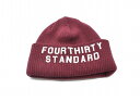 yÁz 430 FOURTHIRTY (tH[T[eB[) CM LOGO BEANIE Sr[j[ FREE WINE xpb` b`Lbv KNIT CAP jbgLbv jbgX Xq STANDARDyÁz