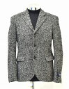 【新品】 MISTERGENTLEMAN (ミスタージェントルマン) HERRINGBONE SET UP JACKET ヘリンボーン セットアップジャケット EFW-JK16 3B TAILORED 3つボタンテーラードジャケット ESSENTIAL LINE エッセンシャルライン Mr.GENTLEMAN GREY S