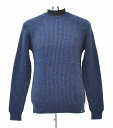 BEDWIN & THE HEARTBREAKERS (ベドウィン&ザ・ハートブレイカーズ) C-NECK KNIT SWEATER "WRIGHT" クルーネックニットセーター リブ NAVY 3　MADE IN JAPAN