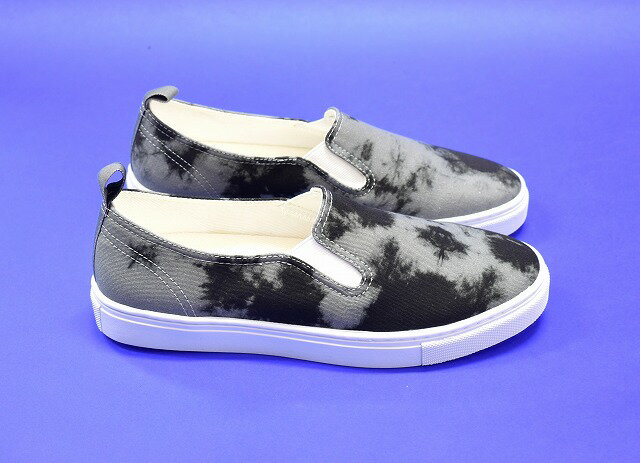 ڿʡ MISTERGENTLEMAN ʥߥȥޥ TIE DYE SLIP-ON SHOES  åݥ åץ 塼 Mr.GENTLEMAN  MGQ-AC21 ˡ GREYBLACK 27.0