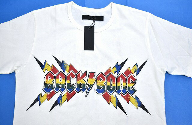 【新品】 BACKBONE (バックボーン) COTTON PRINT T-SHIRT LOUD AS THUNDER コットンプリントTEE ロウドアズサンダー BB17SS-C17 BACK BONE 半袖 S/S クルーネックTシャツ MADE IN JAPAN WHITE M