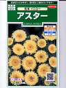 アスターの種　サカタのタネ　松本イエロー　＜サカタのアスター種子です。タネのことならグリーンデポ＞