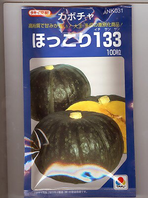 カボチャ種子　タキイ交配ほっこり133南瓜種　タキイ種苗の大玉カボチャ品種です。種のことならグリーンデポ