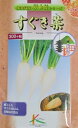 カブ　すぐき菜　　＜固定種カブの種です。種のことならグリーンデポ＞