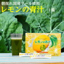 青汁 国産 ケール 効果 葉酸 レモンの青汁 30袋入り ビタミンC 酵素 粉末 国産 Kale 野菜不足 青汁 ケール 無農薬 青汁 酵素 粉末 レモン