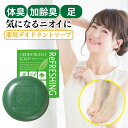 【 楽天ランキング 1位 】 体臭 加齢臭 足の臭い 対策 殺菌 消臭薬用 石鹸 石けん デオドラントソープ 女性 メンズ 男性 汗臭 ワキガ ケア 脇 ニオイ 消し グッズ ボディーソープ 爽やか いい香り 匂い エチケット 消す 柿渋 敏感肌 子ども 家族 全身 医薬部外品