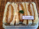 【カツサンド】肉厚なロースカツのボリューム満点・惣菜系サンド