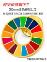 【国連本部公式最新仕様】 SDGs バッジ ミニ【直径20mm小さめ】1個セット 金色疑似七宝焼 sdgsバッチ ピンバッチ SDGs 国連バッヂ ピンバッジの留め具 3個付き