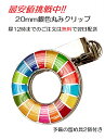 【国連本部公式最新仕様】1個 クリップ式 20mm ミニ 銀色表面丸み仕上げ SDGs バッジシルバー バッチ sdgs エスディージーズ 生地に穴をあけない挟むタイプ