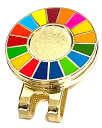 SDGs ゴルフマーカー ハットクリップ 25mm 強力磁力 紛失防止 おしゃれ かわいい プレゼントにも最適