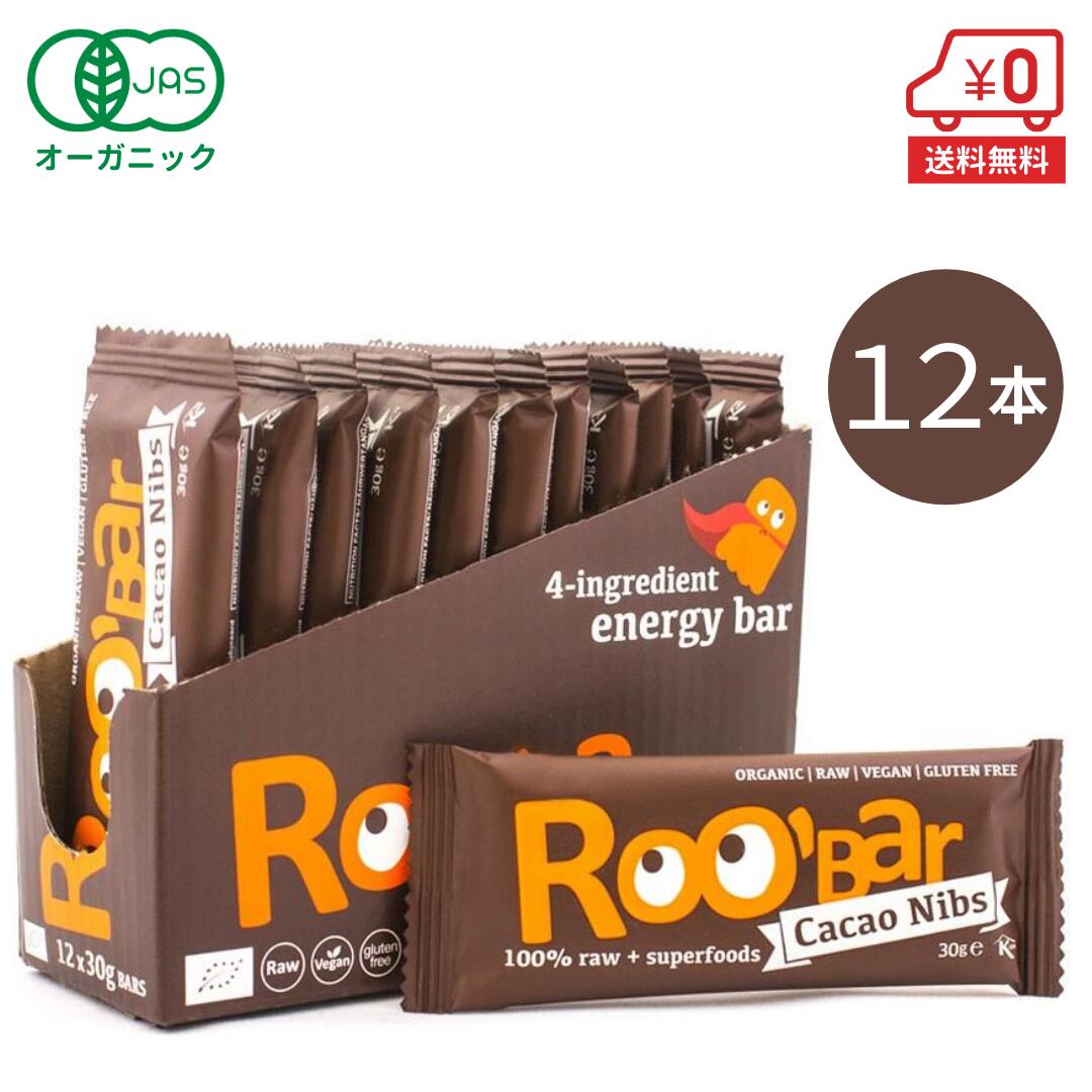 オーガニックローエナジーバー(カカオニブ)30g...の商品画像