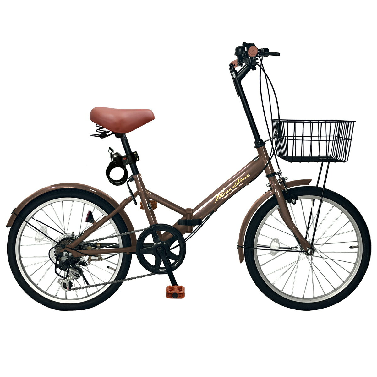 楽天市場】折りたたみ自転車 20インチ(カラーブラウン)の通販 楽天市場】折りたたみ自転車 20インチ(カラーブラウン)の通販