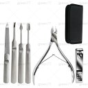 br195# 爪切り ニッパー 当日発送 6点セット 巻き爪 硬い爪 厚い爪 高齢者 介護 医療用 ネイルケア やすり つめきり 収納ケース付き ステンレス 変...